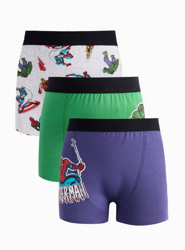 Disney Marvel Character Trunks 3 Pack 9-10 years